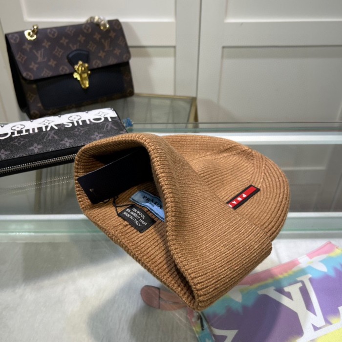 Prada Men Womens Hats Luxury Brand Design Prada Knit Hat with Original Box Whatsapp【+1-3239614486】