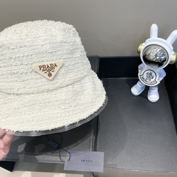 Prada Men Womens Hats Luxury Brand Design Prada Bucket Hat with Original Box Whatsapp【+1-3239614486】