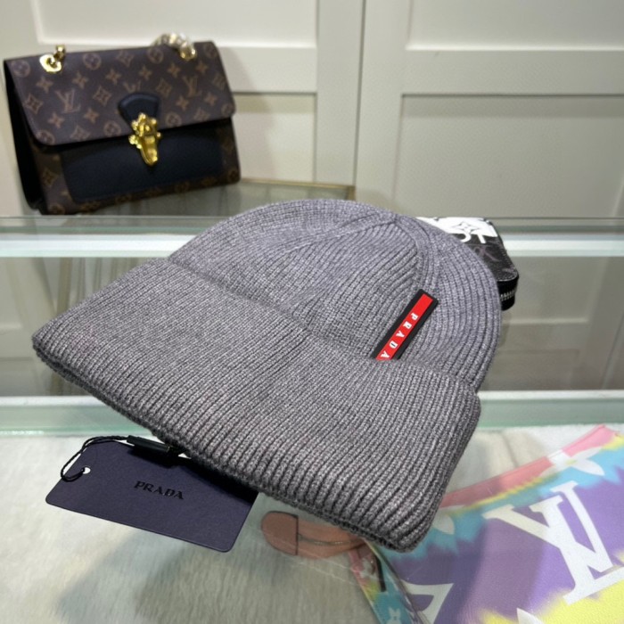 Prada Men Womens Hats Luxury Brand Design Prada Knit Hat with Original Box Whatsapp【+1-3239614486】