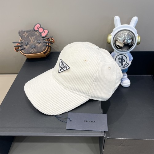 Prada Womens Hats Luxury Brand Design Prada Baseball Hat with Original Box Whatsapp【+1-3239614486】