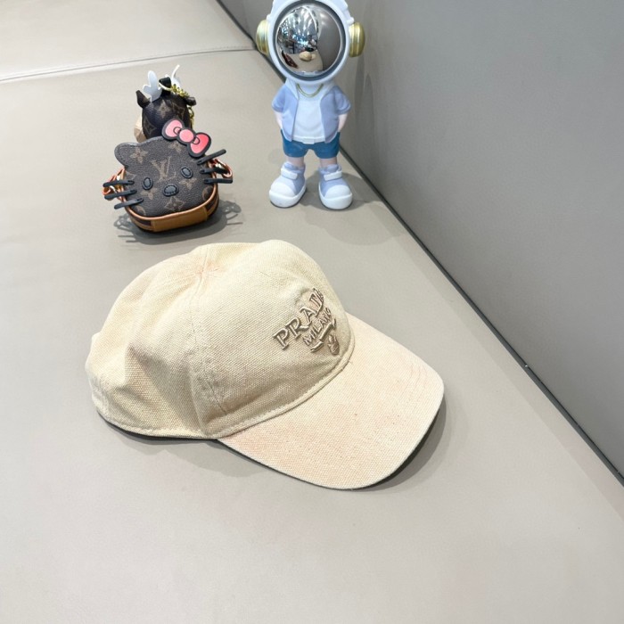 Prada Men Womens Hats Luxury Brand Design Prada Baseball Hat with Original Box Whatsapp【+1-3239614486】