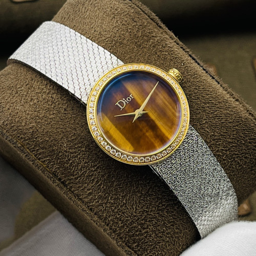 Dior Womens Watch Luxury Brand Design Dior La D de Dior Satine 25mm Fashion Type with Original Box CD047112M002_0000 Whatsapp 【+1-3239614486】