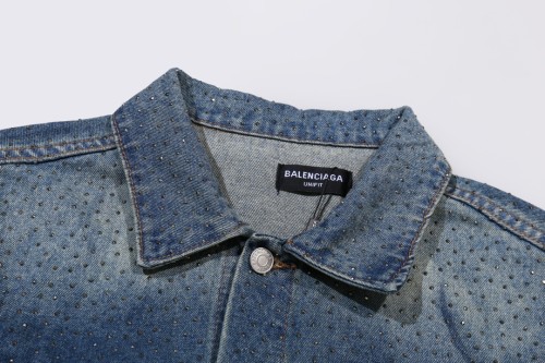 Balenciaga Men Womens Jacket Denim Coat Luxury Brand Mens Jackets Top Quality Whatsapp【+1-3239614486】
