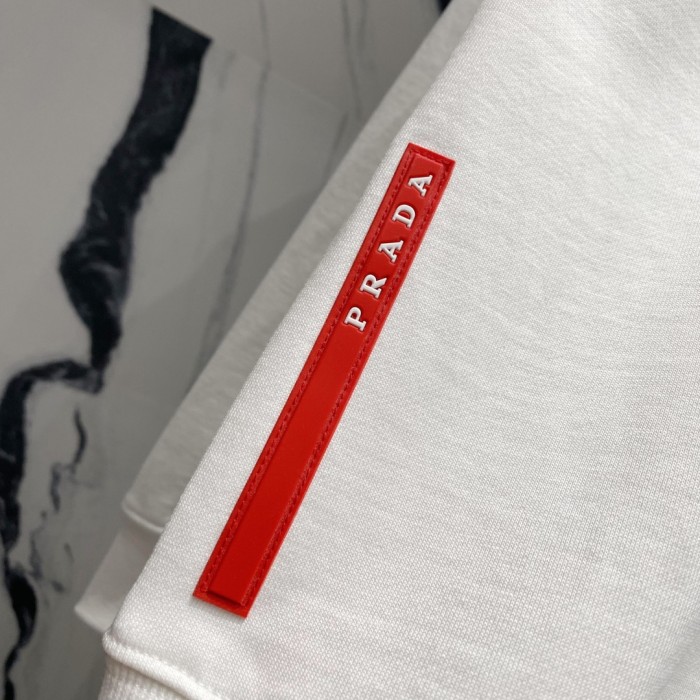 Prada Women Mens Long Sleeve T Shirts Sweatshirt Luxury Brand Mens Sweatshirts Whatsapp【+1-3239614486】