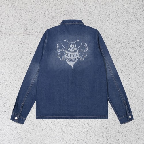 Dior Men Womens Coat Jackets Luxury Brand Mens Denim Jacket Top Quality Whatsapp【+1-3239614486】G001