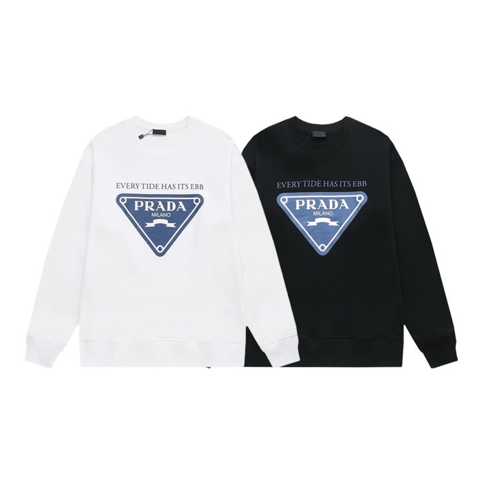 Prada Women Mens Long Sleeve T Shirts Sweatshirt Luxury Brand Mens Sweatshirts Whatsapp【+1-3239614486】