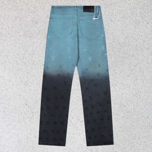 Louis Vuitton x Supreme Luxury Brand Women Mens Pant Jeans Whatsapp 【+1-3239614486】H551