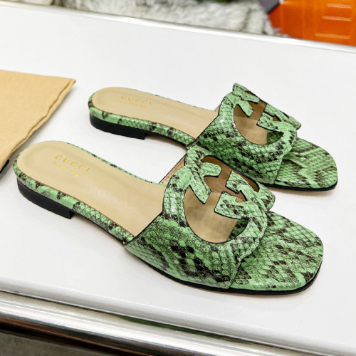 Gucci Womens Shoes Slippers Gucci WOMEN'S INTERLOCKING G CUT-OUT SANDAL Luxury Brand with Original Box 694451 US000 2535 Whatsapp 【+1-3239614486】