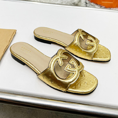 Gucci Womens Shoes Slippers Gucci WOMEN'S INTERLOCKING G CUT-OUT SANDAL Luxury Brand with Original Box 694451 US000 2535 Whatsapp 【+1-3239614486】