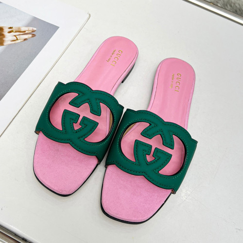 Gucci Womens Shoes Slippers Gucci WOMEN'S INTERLOCKING G CUT-OUT SANDAL Luxury Brand with Original Box 694451 US000 2535 Whatsapp 【+1-3239614486】