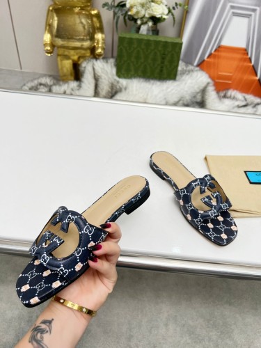 Gucci Womens Shoes Slippers Gucci WOMEN'S INTERLOCKING G CUT-OUT SANDAL Luxury Brand with Original Box 694451 US000 2535 Whatsapp 【+1-3239614486】