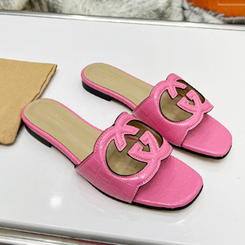 Gucci Womens Shoes Slippers Gucci WOMEN'S INTERLOCKING G CUT-OUT SANDAL Luxury Brand with Original Box 694451 US000 2535 Whatsapp 【+1-3239614486】