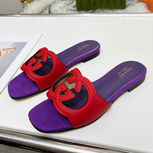 Gucci Womens Shoes Slippers Gucci WOMEN'S INTERLOCKING G CUT-OUT SANDAL Luxury Brand with Original Box 694451 US000 2535 Whatsapp 【+1-3239614486】