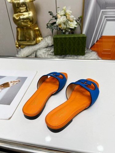 Gucci Womens Shoes Slippers Gucci WOMEN'S INTERLOCKING G CUT-OUT SANDAL Luxury Brand with Original Box 694451 US000 2535 Whatsapp 【+1-3239614486】