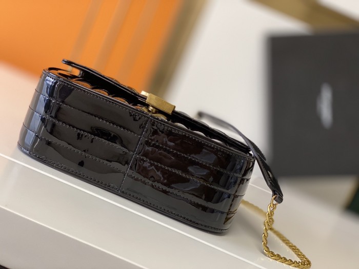 Saint Laurent YSL Womens Bags Designer Luxury Brand Saint Laurent Vicky small in quilted velvet and nappa with Original Box Whatsapp【+1-3239614486】