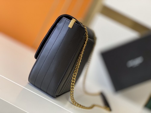 Saint Laurent YSL Womens Bags Designer Luxury Brand Saint Laurent Vicky small in quilted velvet and nappa with Original Box Whatsapp【+1-3239614486】