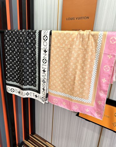 Louis Vuitton Scarves Womens Fashion Scarf Monogram Infinity Square 90 M79893 with Original Box Whatsapp【+1-3239614486】