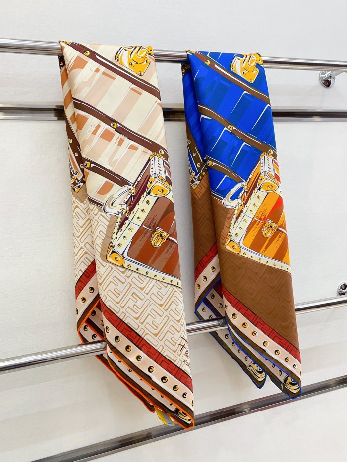 Fendi Scarves Womens Fashion Scarf with Original Box Whatsapp【+1-3239614486】