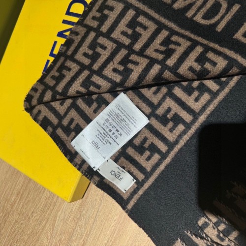 Fendi Scarves Men Womens Fashion Scarf FF Scarf with Original Box Whatsapp【+1-3239614486】
