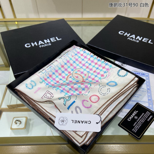 Chanel Scarves Womens Fashion Scarf with Original Box Whatsapp【+1-3239614486】