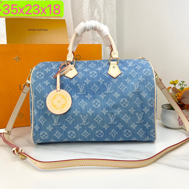 Louis Vuitton Womens Bags Luxury Brand Fashion Type Louis Vuitton SPEEDY BANDOULIÈRE 35 with Original Box Whatsapp【+1-3239614486】