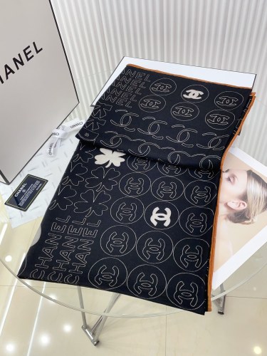 Chanel Scarves Womens Fashion Scarf with Original Box Whatsapp【+1-3239614486】