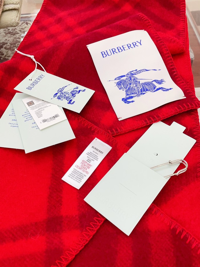 Burberry Scarves Men Womens Fashion Scarf Check Wool Scarf 80792481 with Original Box Whatsapp【+1-3239614486】