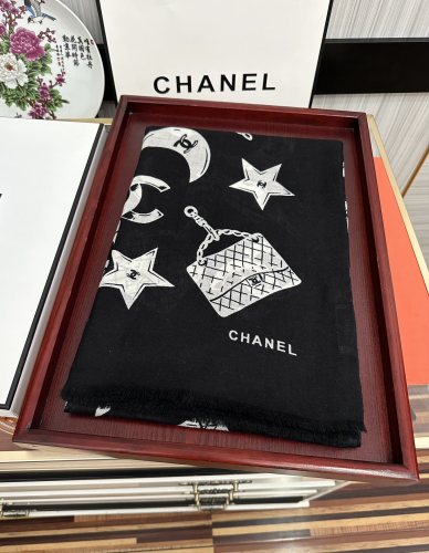 Chanel Scarves Womens Fashion Scarf with Original Box Whatsapp【+1-3239614486】