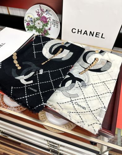 Chanel Scarves Womens Fashion Scarf with Original Box Whatsapp【+1-3239614486】