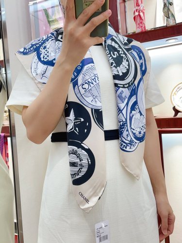 Chanel Scarves Womens Fashion Scarf with Original Box Whatsapp【+1-3239614486】