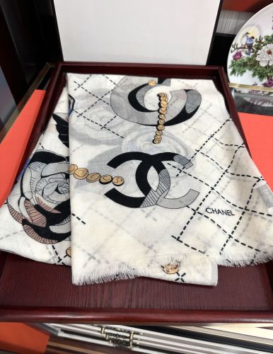 Chanel Scarves Womens Fashion Scarf with Original Box Whatsapp【+1-3239614486】
