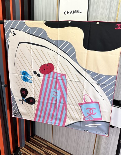 Chanel Scarves Womens Fashion Scarf with Original Box Whatsapp【+1-3239614486】