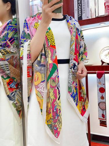 Hermes Scarves Womens Fashion Scarf Shawl with Original Box Whatsapp【+1-3239614486】