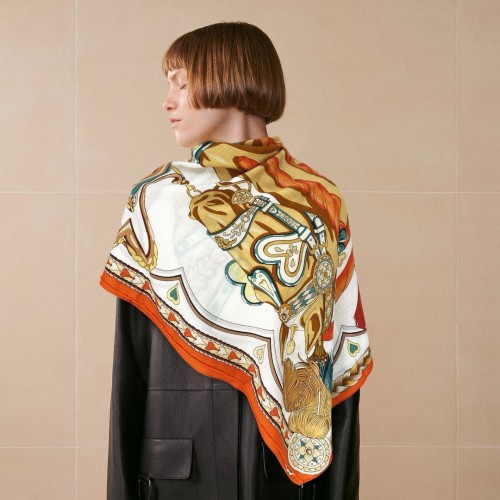 Hermes Scarves Womens Fashion Scarf Shawl with Original Box Whatsapp【+1-3239614486】