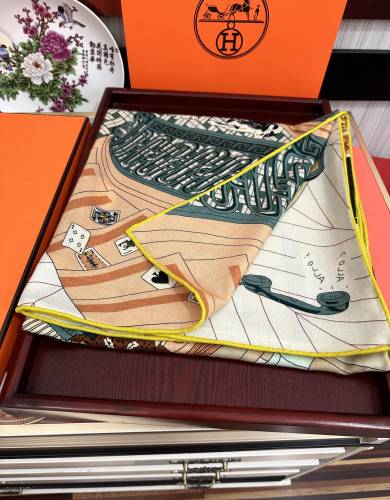 Hermes Scarves Womens Fashion Scarf Shawl with Original Box Whatsapp【+1-3239614486】