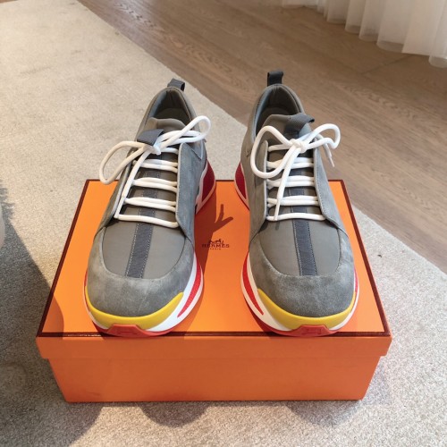 Hermes Mens Womens Unisex Casual Shoes Fashion Sneakers Luxury Brand with Original Box Whatsapp【+1-3239614486】