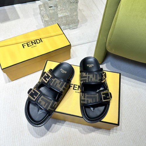Fendi Womens Mens Unisex Shoes Fashion Luxury Brand Fendi First Slippers with Original Box Whatsapp 【+1-3239614486】