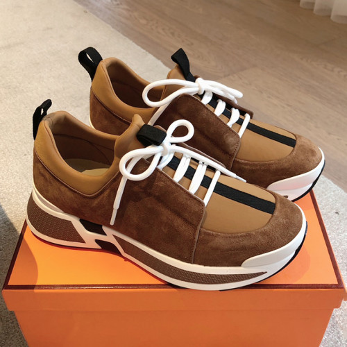 Hermes Mens Womens Unisex Casual Shoes Fashion Sneakers Luxury Brand with Original Box Whatsapp【+1-3239614486】