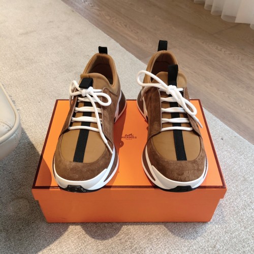 Hermes Mens Womens Unisex Casual Shoes Fashion Sneakers Luxury Brand with Original Box Whatsapp【+1-3239614486】