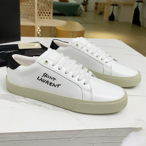 Yves Saint Laurent YSL Women Shoes Casual Luxury Brand COURT CLASSIC SL/06 EMBROIDERED SNEAKERS IN LEATHER with Original Box 61064908G109061 whatapp【+1-3239614486】