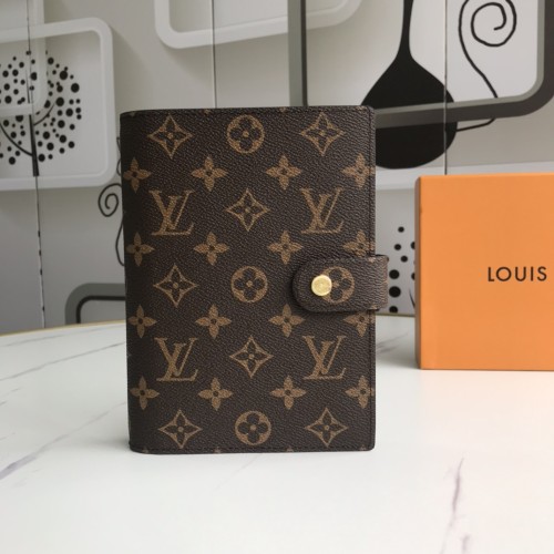 Louis Vuitton Womens Mens Bags Clutch Luxury Brand Monogram Planner Agenda Life M2004 with Original Box Whatsapp【+1-3239614486】