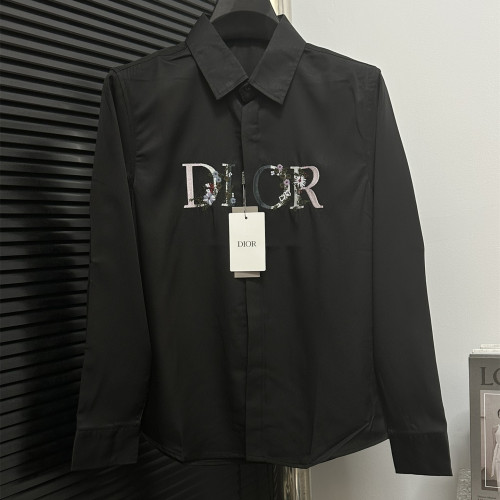 Dior Women Mens Long Sleeve Shirts Luxury Brand Mens Shirt Top Quality Whatsapp 【+1-3239614486】