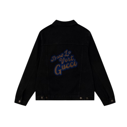 Gucci Men Womens Jackets Coat Luxury Brand Mens Denim  Jacket Top Quality Whatsapp【+1-3239614486】