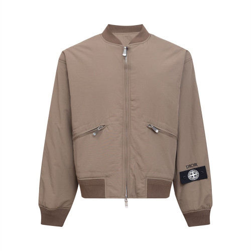 Dior Men Womens Coat Jackets Luxury Brand Mens Jacket DIOR AND STONE ISLAND Bomber Jacket  493C401A6263_C878 Top Quality Whatsapp【+1-3239614486】
