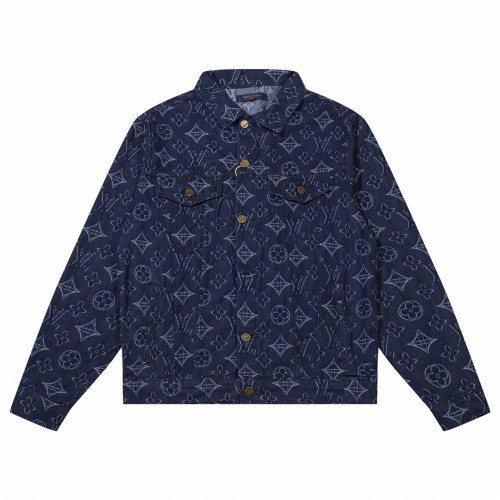 Louis Vuitton Men Womens Jackets Denim Coat Luxury Brand Mens Jackets Top Quality Whatsapp【+1-3239614486】