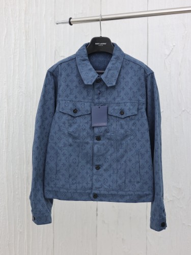Louis Vuitton Men Womens Jackets Denim Coat Luxury Brand Mens Jackets Top Quality Whatsapp【+1-3239614486】