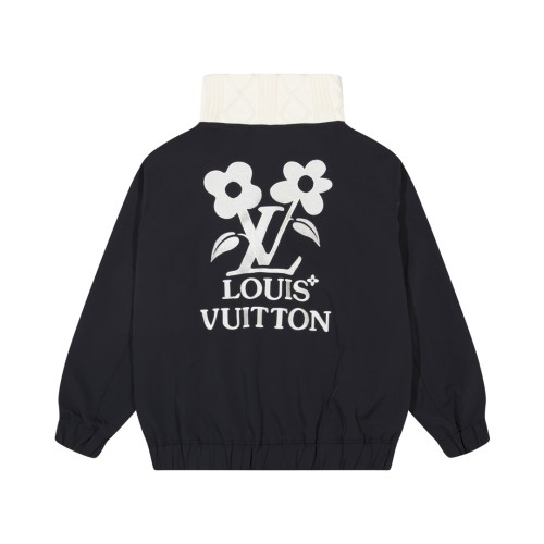 Louis Vuitton Men Womens Coat Jacket Luxury Brand Mens Jackets Knitted Collar Embroidered Technical Blouson Top Quality Whatsapp【+1-3239614486】
