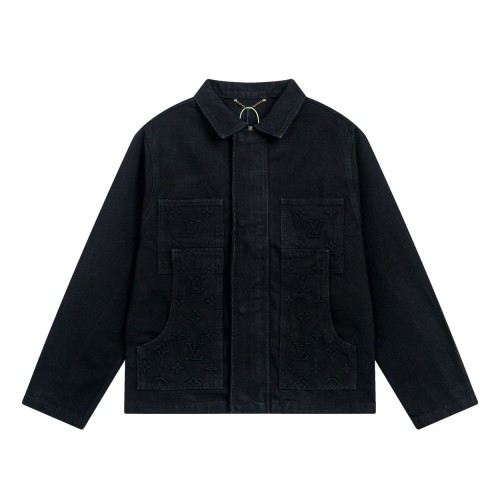 Louis Vuitton Men Womens Jackets Denim Coat Luxury Brand Mens Jackets Top Quality Whatsapp【+1-3239614486】