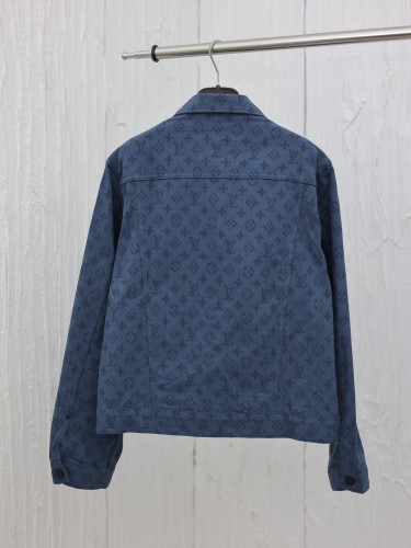 Louis Vuitton Men Womens Jackets Denim Coat Luxury Brand Mens Jackets Top Quality Whatsapp【+1-3239614486】