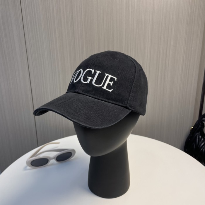 Balenciaga Mens Womens Hats Luxury Brand Design Balenciaga Baseball Hat VOGUE CAP IN BLACK FADED 8139804D6B51041 with Original Box Whatsapp 【+1-3239614486】